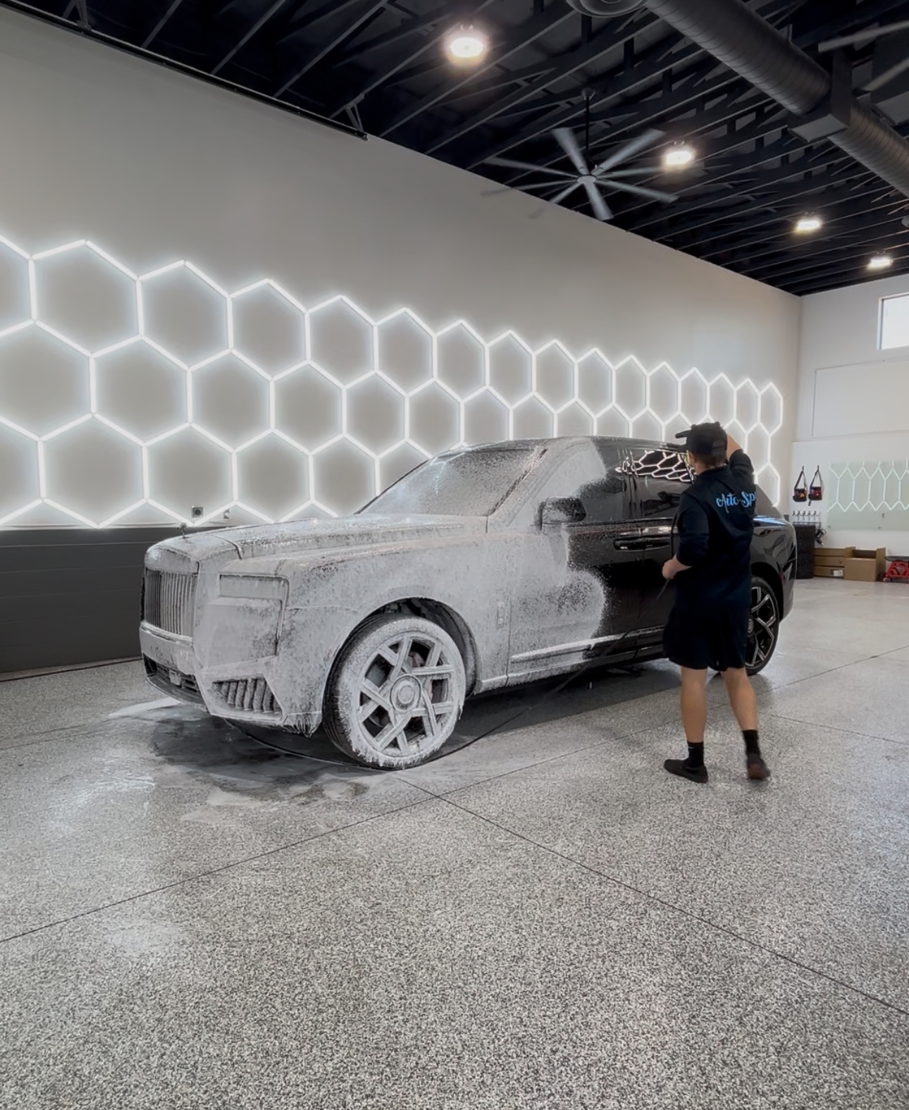 The Auto Spa hurricane Utah detailing shop interior